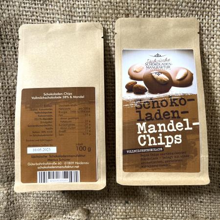 Chocolate-Chips Vollmilch mit Mandel