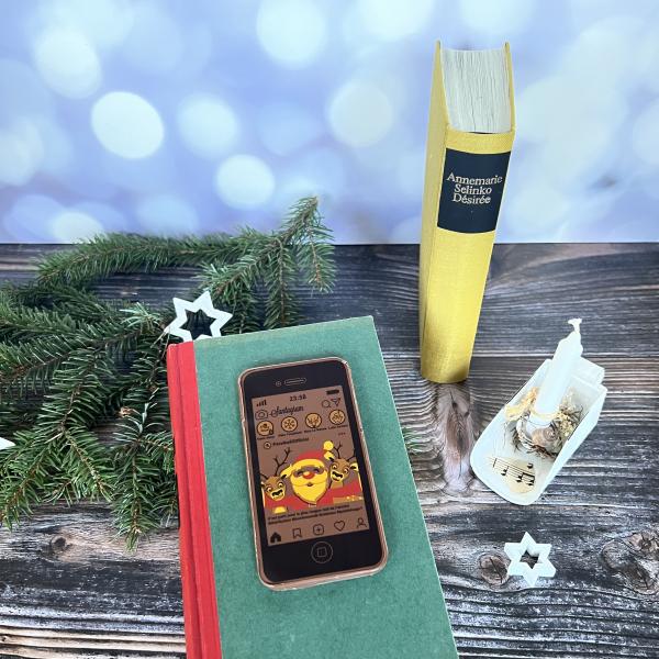 Handy Weihnachtsmann Vollmilch-Schokolade